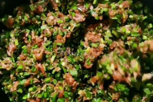 韭菜肉馅饼的做法图解9