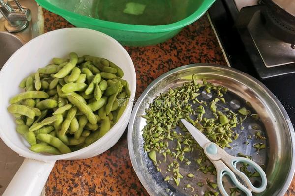 盐水毛豆的做法图解3