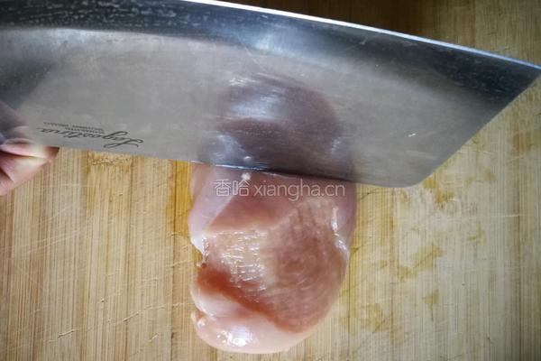 酱烧鸡胸肉的做法图解3