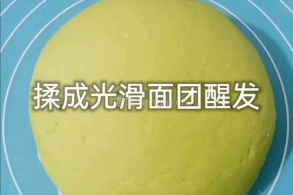 菠菜发面小饼的做法图解3