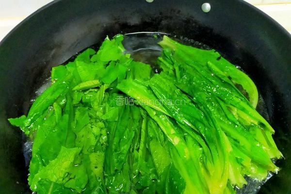 凉拌油麦菜的做法图解2