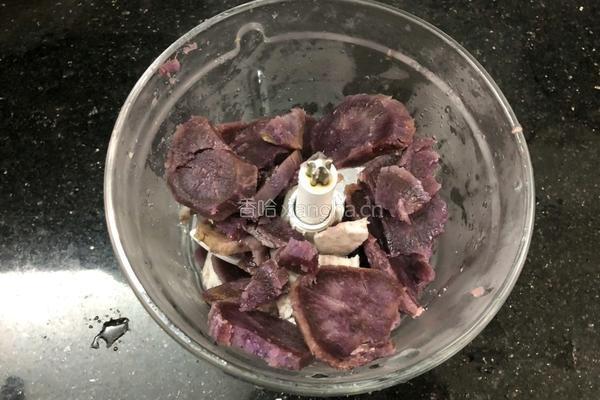 香芋紫薯糯米饼‼️免烤箱糯叽叽的做法图解6