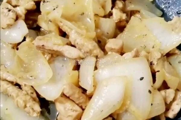 孜然炒圆葱里脊肉的做法图解12