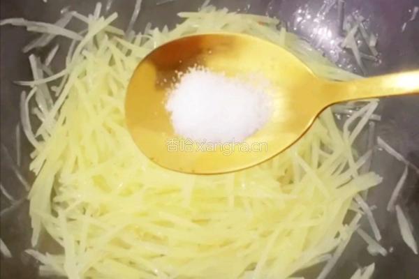 酸辣土豆丝的做法图解4