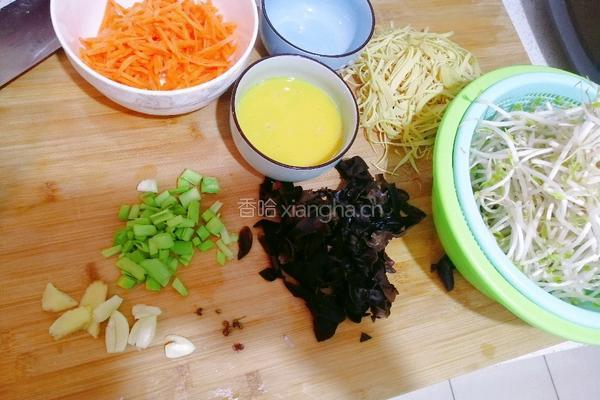 炒合菜的做法图解3