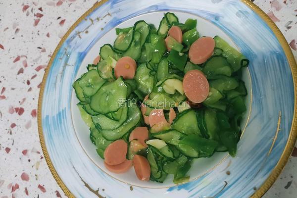 清炒黄瓜火腿肠