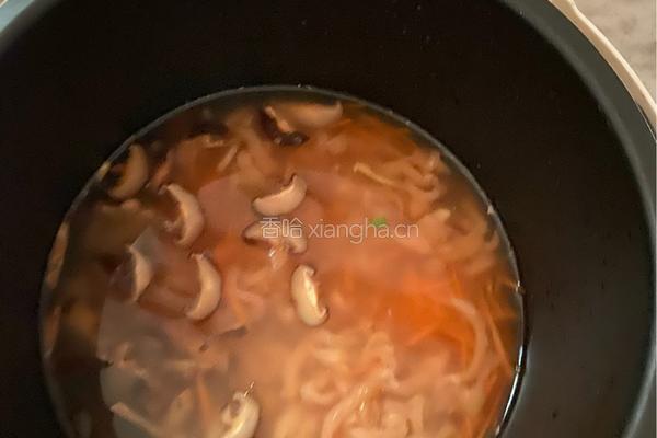 生姜香菇鸡丝粥的做法图解7