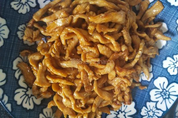 鸡肉版京酱肉丝的做法图解6