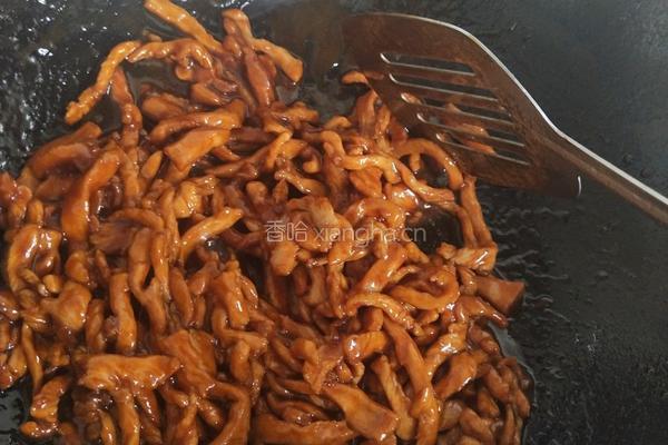 鸡肉版京酱肉丝的做法图解9