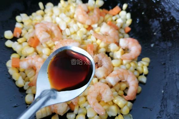 玉米炒虾仁的做法图解8