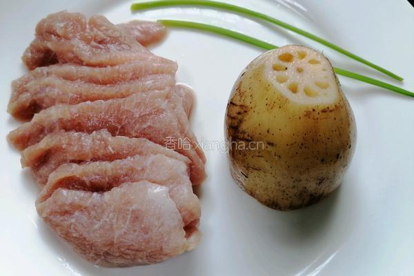 莲藕肉丸的做法图解1