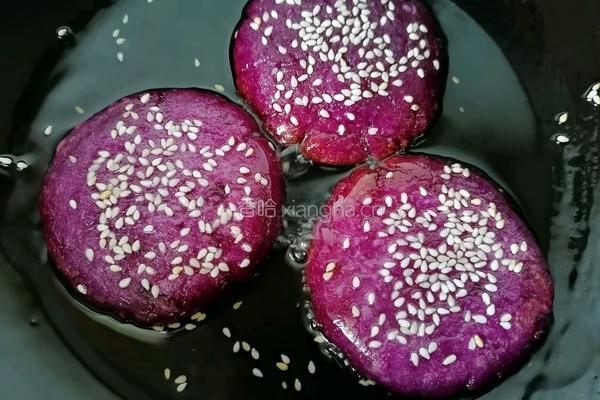 紫薯芝麻饼的做法图解8