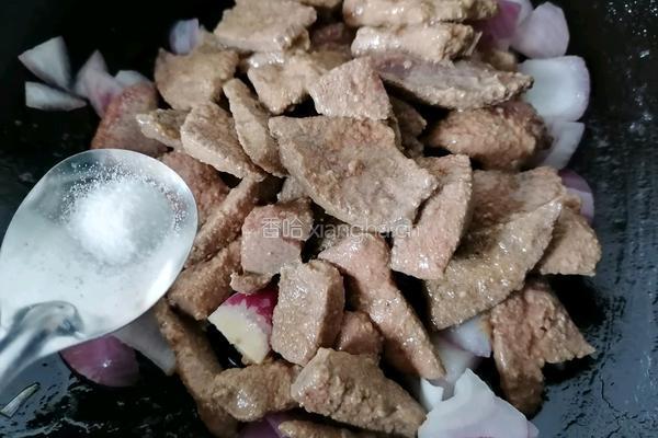 酱爆猪肝的做法图解6