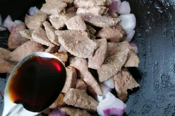 酱爆猪肝的做法图解7