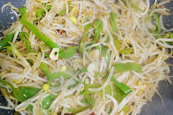 清炒豆芽的做法图解5