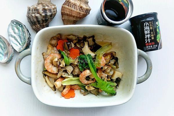 鲍鱼螺肉海鲜饭的做法图解11