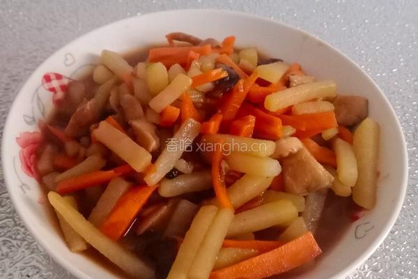 香菇炒土豆条的做法图解7