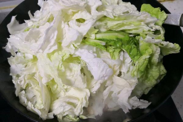 醋溜白菜的做法图解8