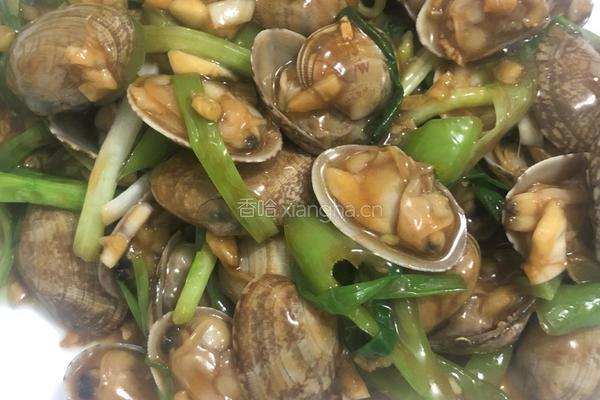 炒花甲的做法图解6