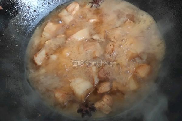 猪肉炖粉条的做法图解5
