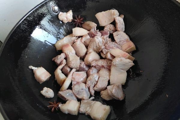 猪肉炖粉条的做法图解3