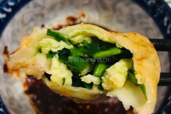 韭菜鸡蛋饺子的做法图解8