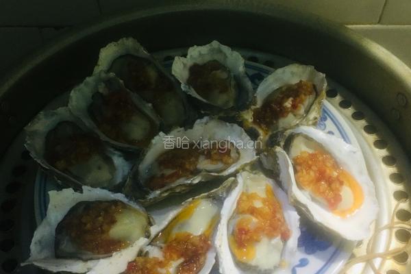蒜蓉辣酱蒸生蚝的做法图解5