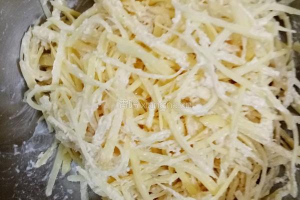 家常土豆丝饼的做法图解2