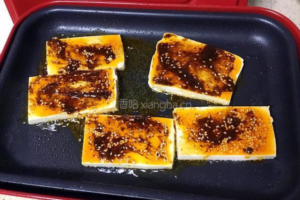 煎豆腐片的做法图解9