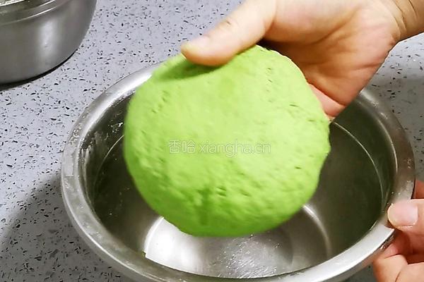 翡翠白菜饺子的做法图解2