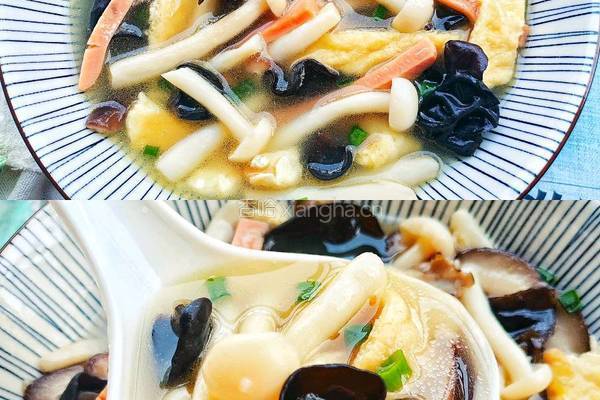 三鲜菌菇汤的做法图解4