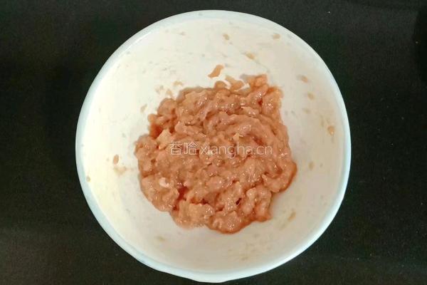 饺子皮版时蔬肉饼的做法图解5