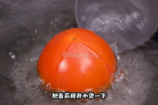 番茄虾滑的做法图解3
