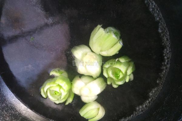 蒜蓉油菜的做法图解2