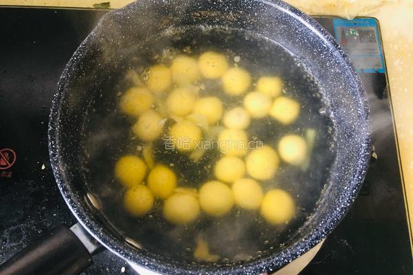 南瓜丸子红糖姜水的做法图解5