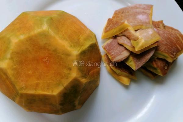 南瓜糯米饼的做法图解2
