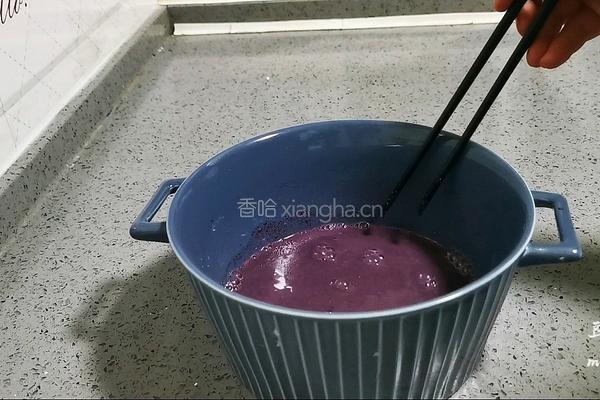 黑米馒头的做法图解9