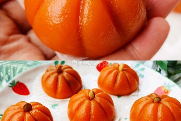 南瓜豆沙包的做法图解5