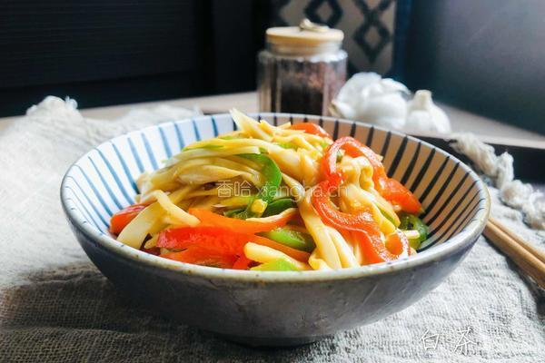 比肉还好吃的青椒杏鲍菇的做法图解8