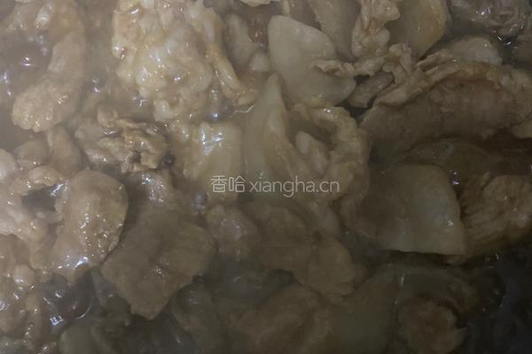 甘蓝菜炒五花肉的做法图解2