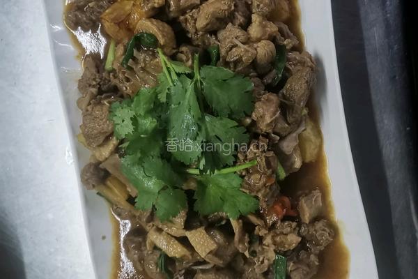 土豆焖鸭的做法图解8