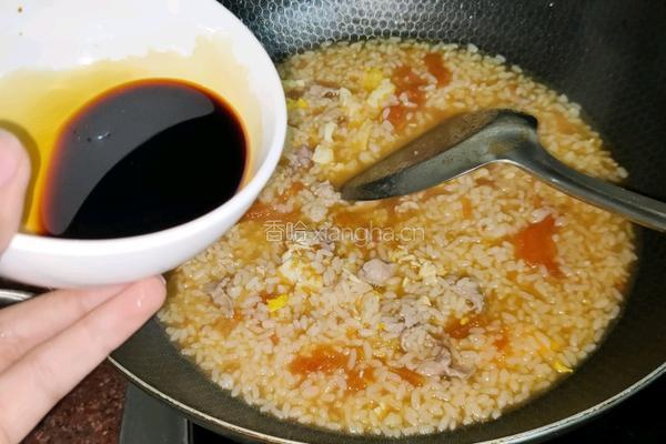 剩米饭新吃法 番茄鸡蛋烩饭的做法图解11