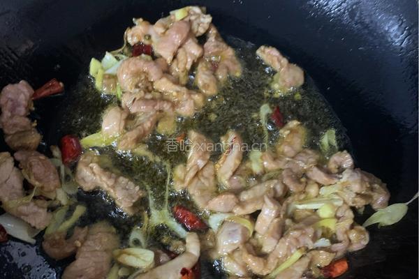 海带胡萝卜炒肉的做法图解5