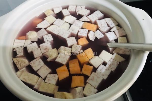 双薯香芋甜汤的做法图解3
