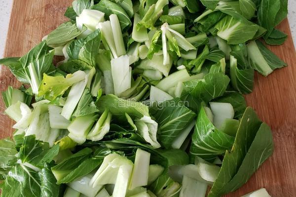 上海青炒豆腐的做法图解3