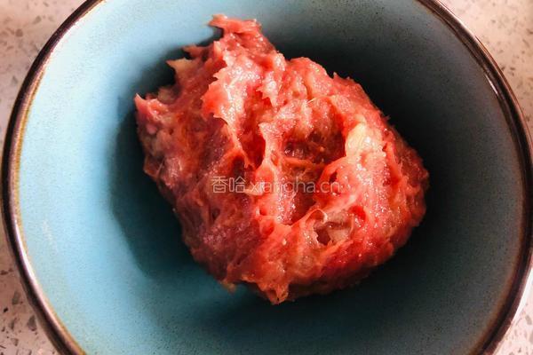 宝宝辅食，香煎肉饼的做法图解6