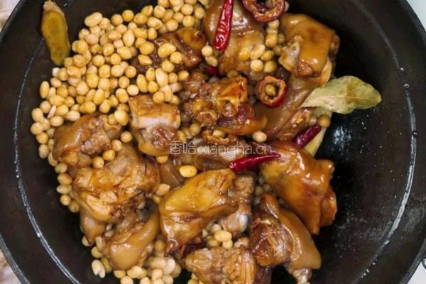 黄豆焖猪蹄的做法图解7