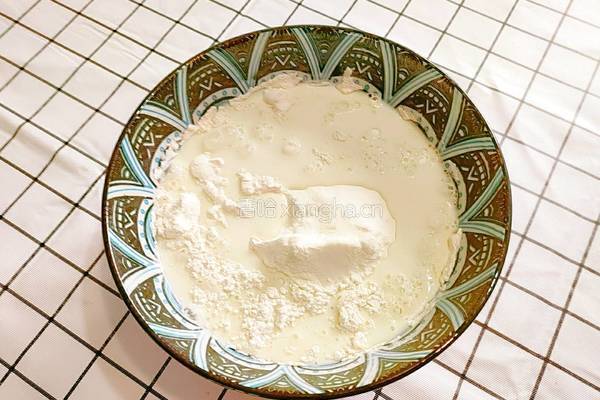 黑芝麻心形煎饼的做法图解3