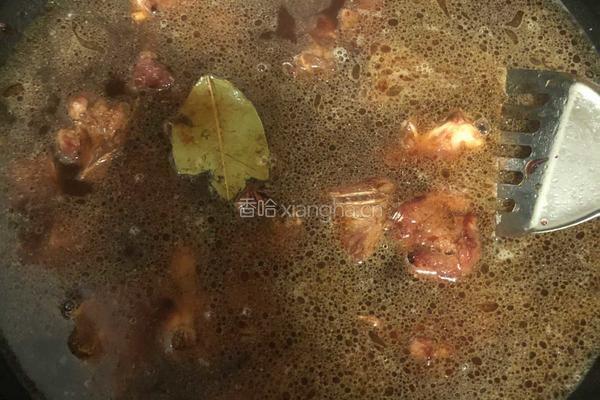 排骨炖玉米豆角的做法图解5