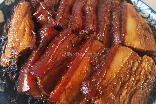 梅菜扣肉的做法图解15